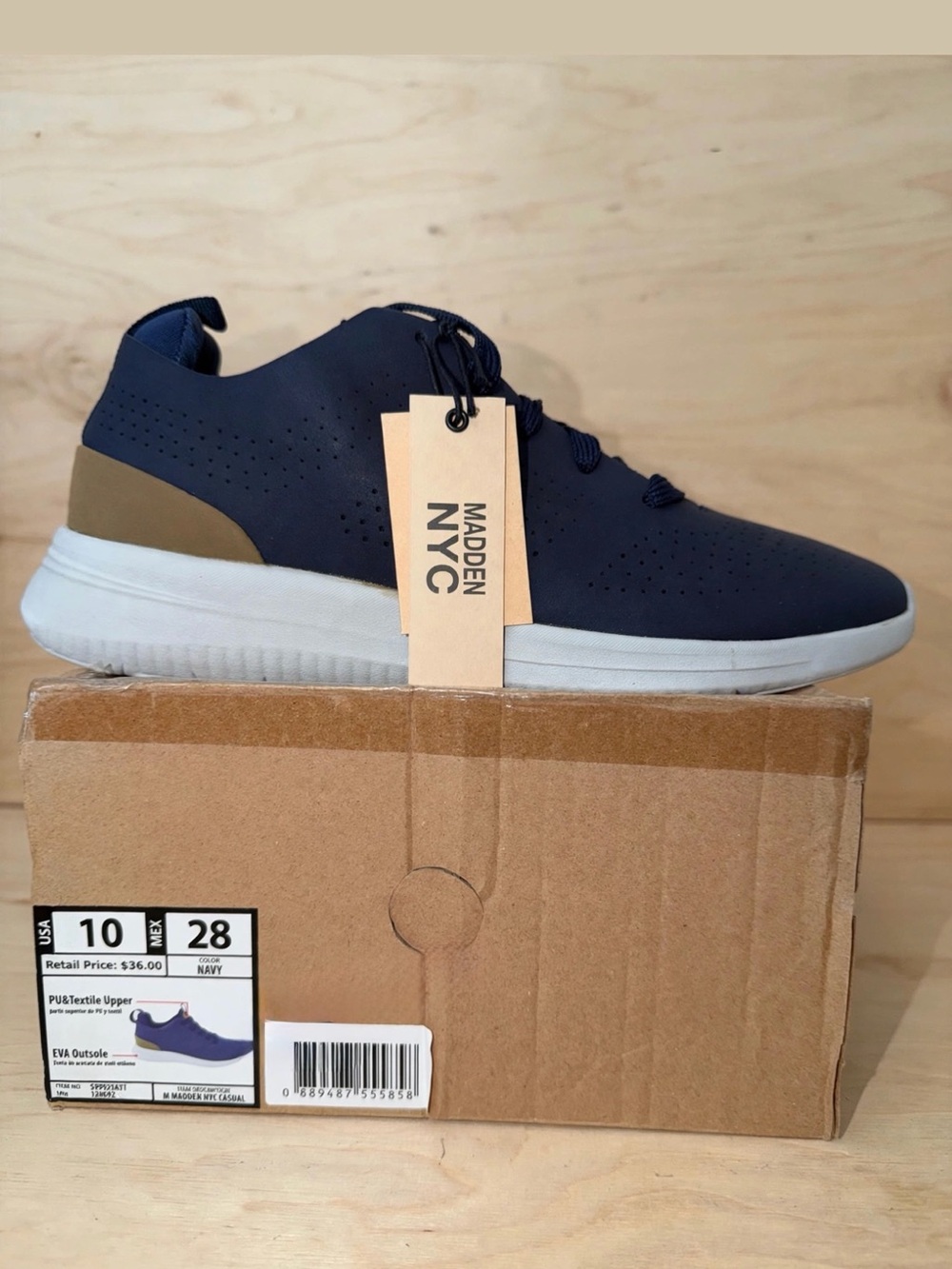 Madden NYC Men’s Sneakers Sise 10 NWT